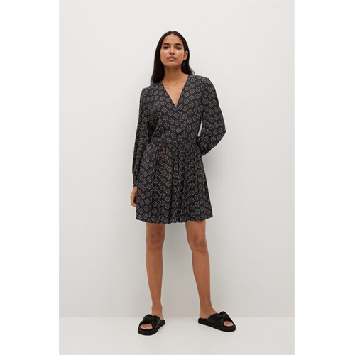 Mango Printed Flowy Dress