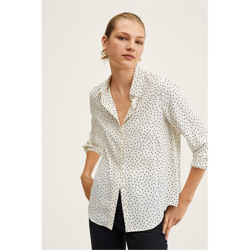 Mango Printed Flowy Shirt