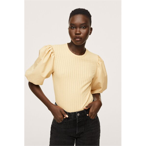 Mango Puffed Sleeves T-Shirt