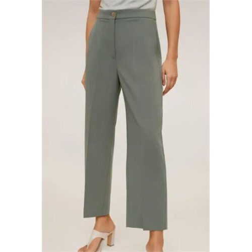 Mango Sage Straight Trouser