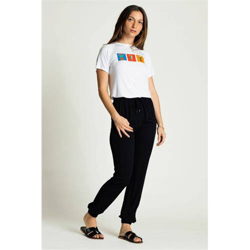 Cotton Collection Solid Color Harem Pant By Coco