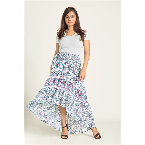 Odel Printed Long Skirt