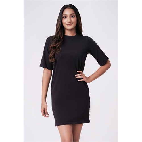 Odel Basics Black Short Sleeve Tshirt Dress