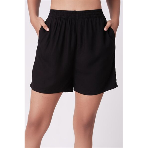 Odel Basics Black Viscose Short