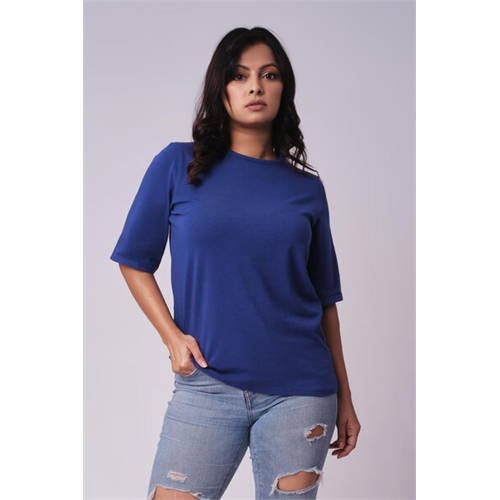 Odel Basics Dark Blue Drop Shoulder Oversized Tshirt