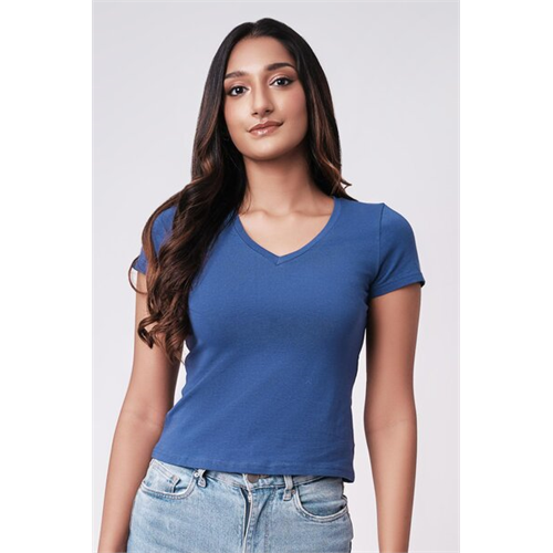 Odel Basics Dark Blue V Neck Tshirt