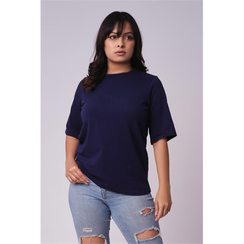 Odel Basics Navy Drop Shoulder Oversized Tshirt