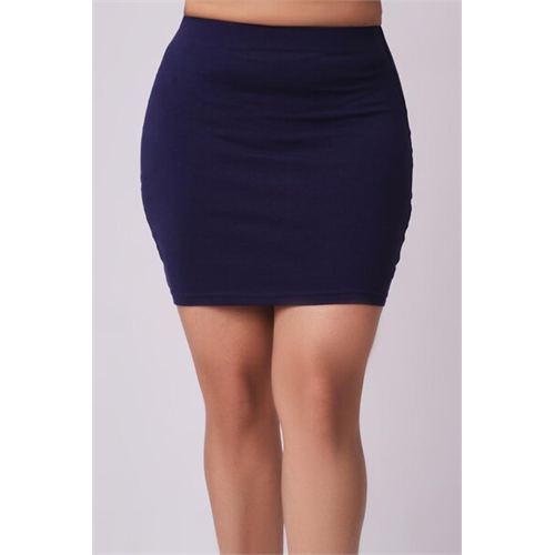 Odel Basics Navy Fitted Mini Skirt