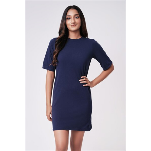 Odel Basics Navy Short Sleeve Tshirt Dress