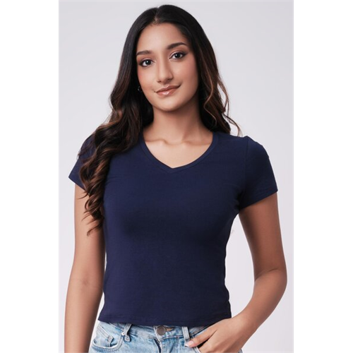 Odel Basics Navy V Neck Tshirt