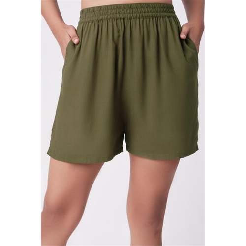 Odel Basics Olive Viscose Short