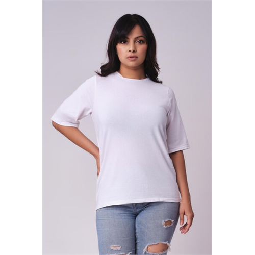 Odel Basics White Drop Shoulder Oversized Tshirt