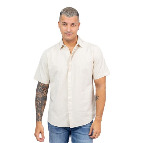 Odel Beige Shirt Textured