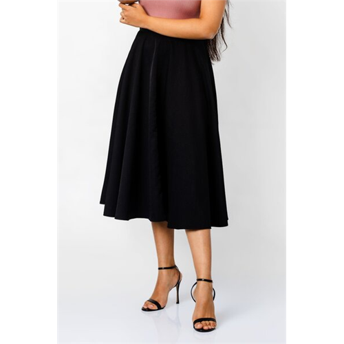 Odel Black Midi Skirt