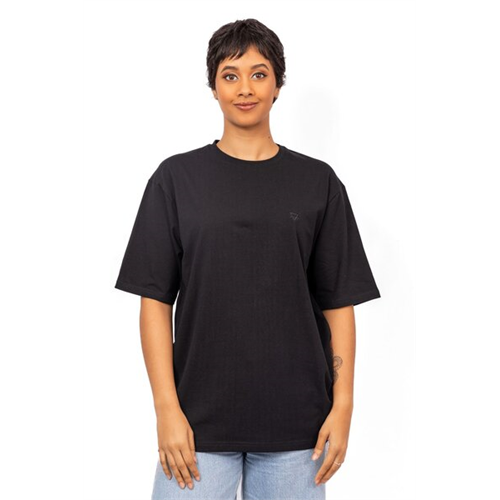Odel Black Short Sleeve Oversized T-Shirt