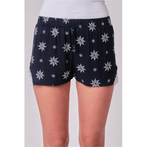 Odel Blue Floral Viscose Pyjama Shorts