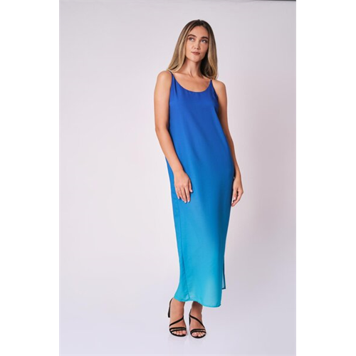 Odel Blue Ombre Maxi Slit Dress