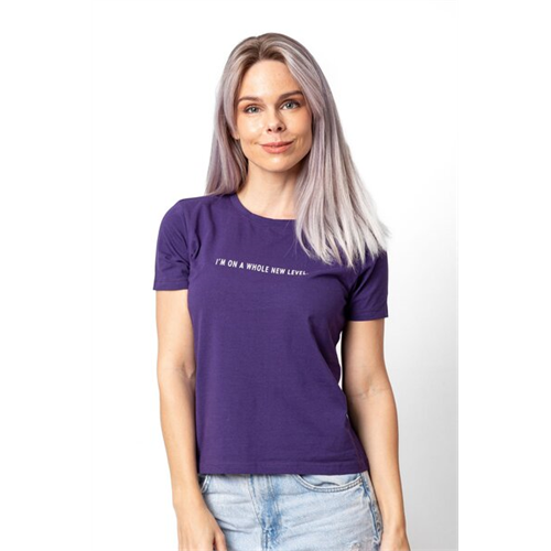 Odel Blue Slogan Printed Tshirt
