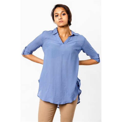 Odel Blue Tunic Top