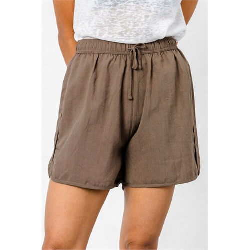 Odel Brown Drawstring Short
