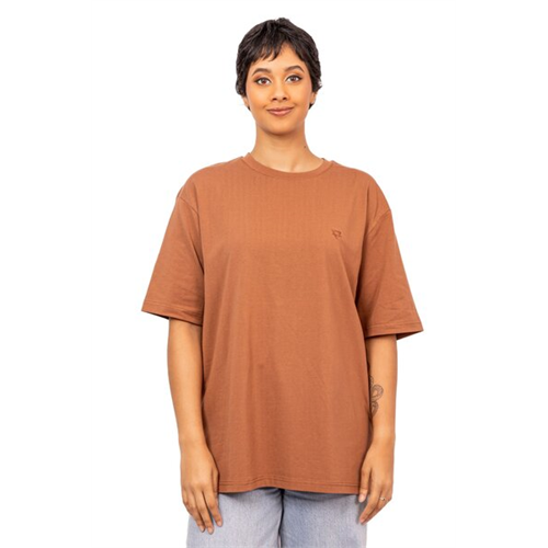 Odel Brown Short Sleeve Oversized T-Shirt