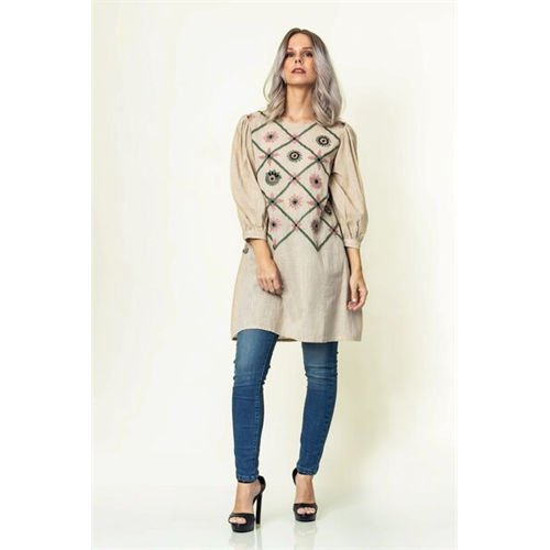 Odel Embroidered Tunic Top