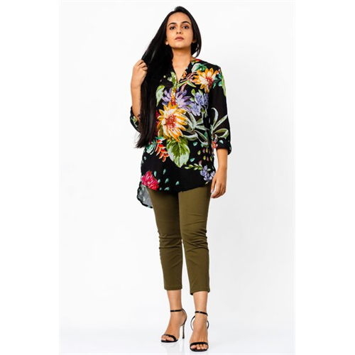 Odel Floral Printed Tunic Top