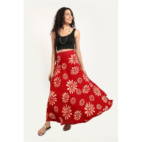Odel Floral Wrap Around Skirt