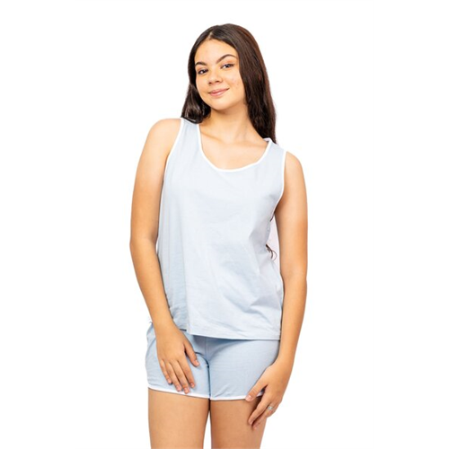 Odel Light Blue Pyjama Set with tank top