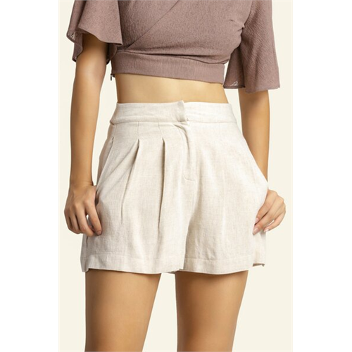 Odel Linen Pleated Short