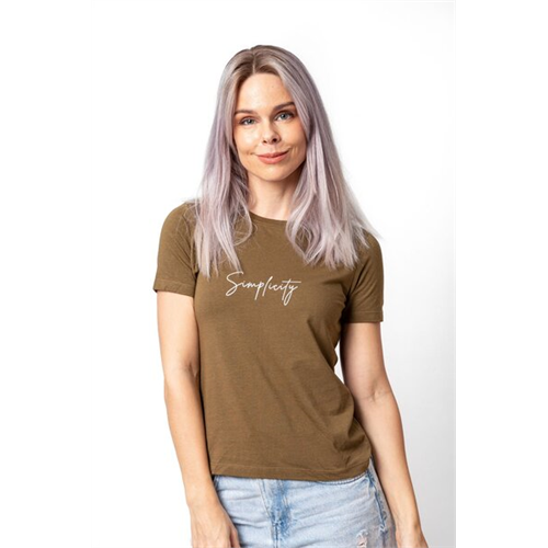 Odel Olive Slogan Printed Tshirt