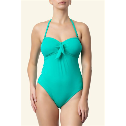 Odel One Piece With Halter Neck In Green