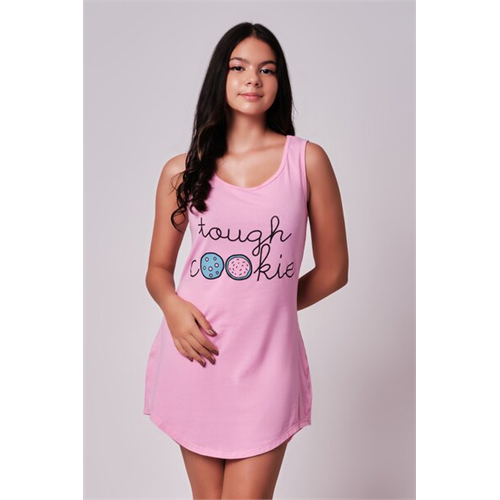 Odel Pink Floral Sleeve Less Night Dress