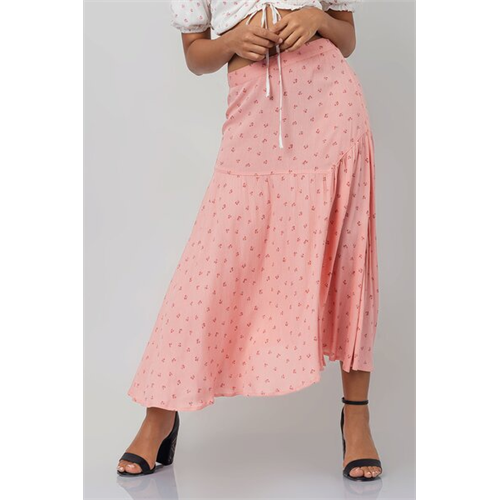 Odel Pink Midi Skirt