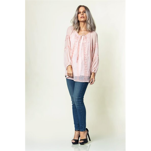 Odel Pink Sequin Top