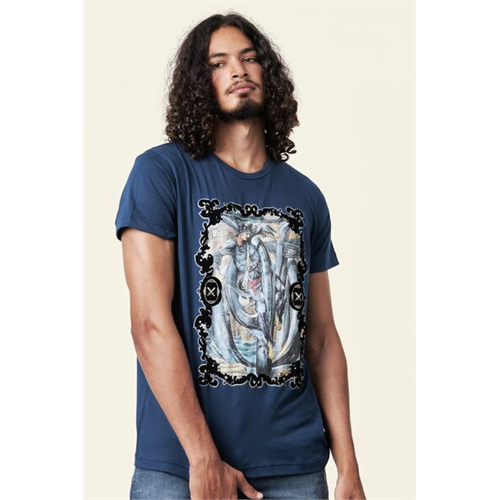 Odel Printed Crew Neck Slim Fit Tshirt