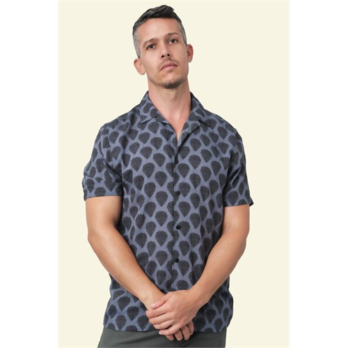 Odel Printed Short Sleeve Beach Shirt