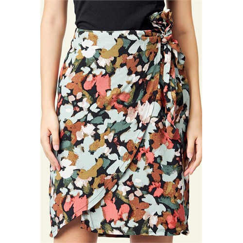 Odel Printed Wrap Skirt