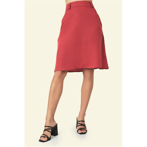 Odel Red A Line Side Pocket Skirt
