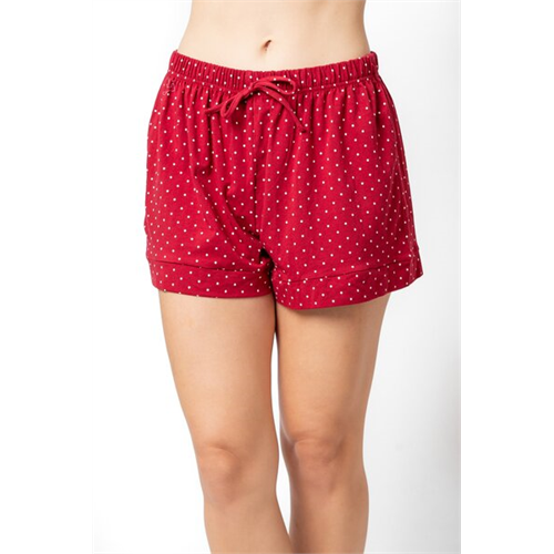 Odel Red Dotted Night Short