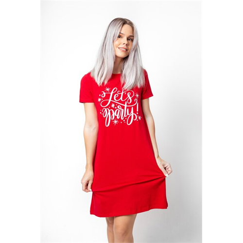 Odel Red Night Shirt