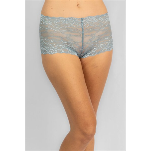 Odel Sage Green Lace Boyshort