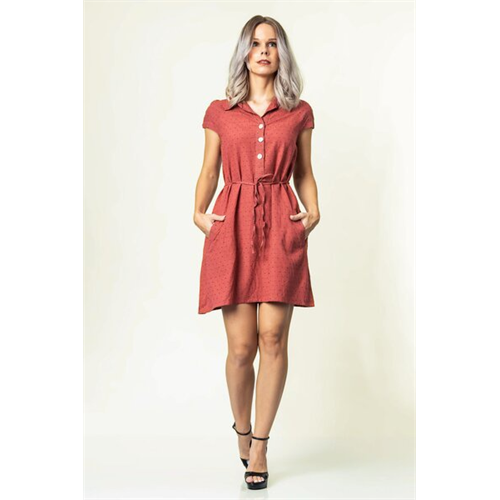 Odel Solid Colour Dress