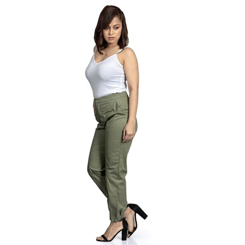 Odel Solid Colour Zip Front Utility Pant