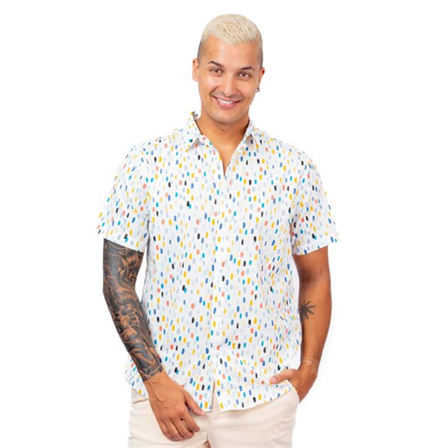 Odel SS Printed Multi Shirt