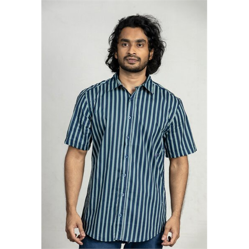Odel Stripe Short Sleeves Beach Shirt