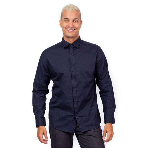 Odel Textured Navy Shirt