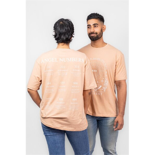 Odel Unisex 888 Angel Number Printed Oversize Tshirt