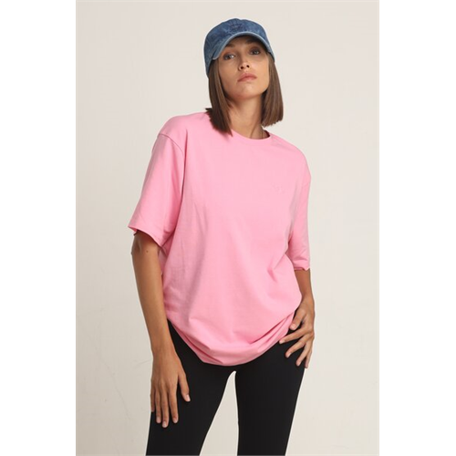 Odel Unisex Bubblegum Pink Oversized Crew Neck T Shirt