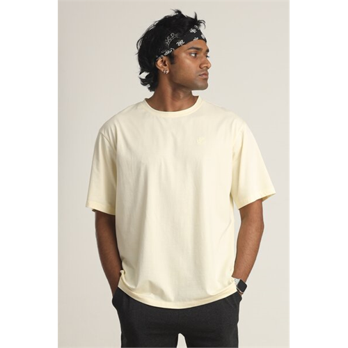 Odel Unisex Butter Yellow Oversized Crew Neck T Shirt